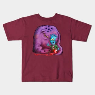 a boy and his grogg Kids T-Shirt